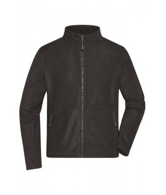 Men Men's Fleece Jacket Dark-grey 8584