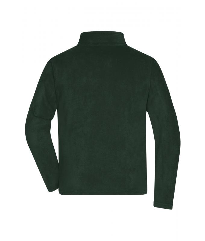 Herren Men's Fleece Jacket Dark-green 8584