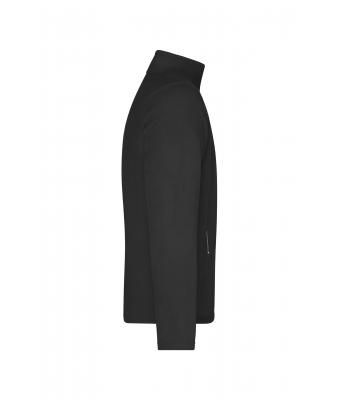 Herren Men's Fleece Jacket Black 8584