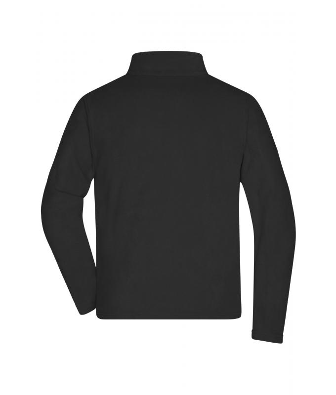Herren Men's Fleece Jacket Black 8584