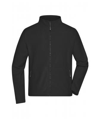 Herren Men's Fleece Jacket Black 8584