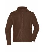 Herren Men's Fleece Jacket Brown 8584