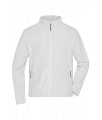 Herren Men's Fleece Jacket White 8584