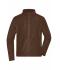 Men Men's Fleece Jacket Brown 8584