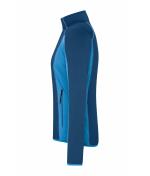 Dames Ladies' Structure Fleece Jacket Navy/helderblauw 8594