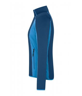 Dames Ladies' Structure Fleece Jacket Navy/helderblauw 8594