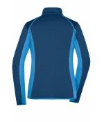 Dames Ladies' Structure Fleece Jacket Navy/helderblauw 8594
