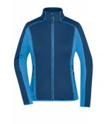Dames Ladies' Structure Fleece Jacket Navy/helderblauw 8594