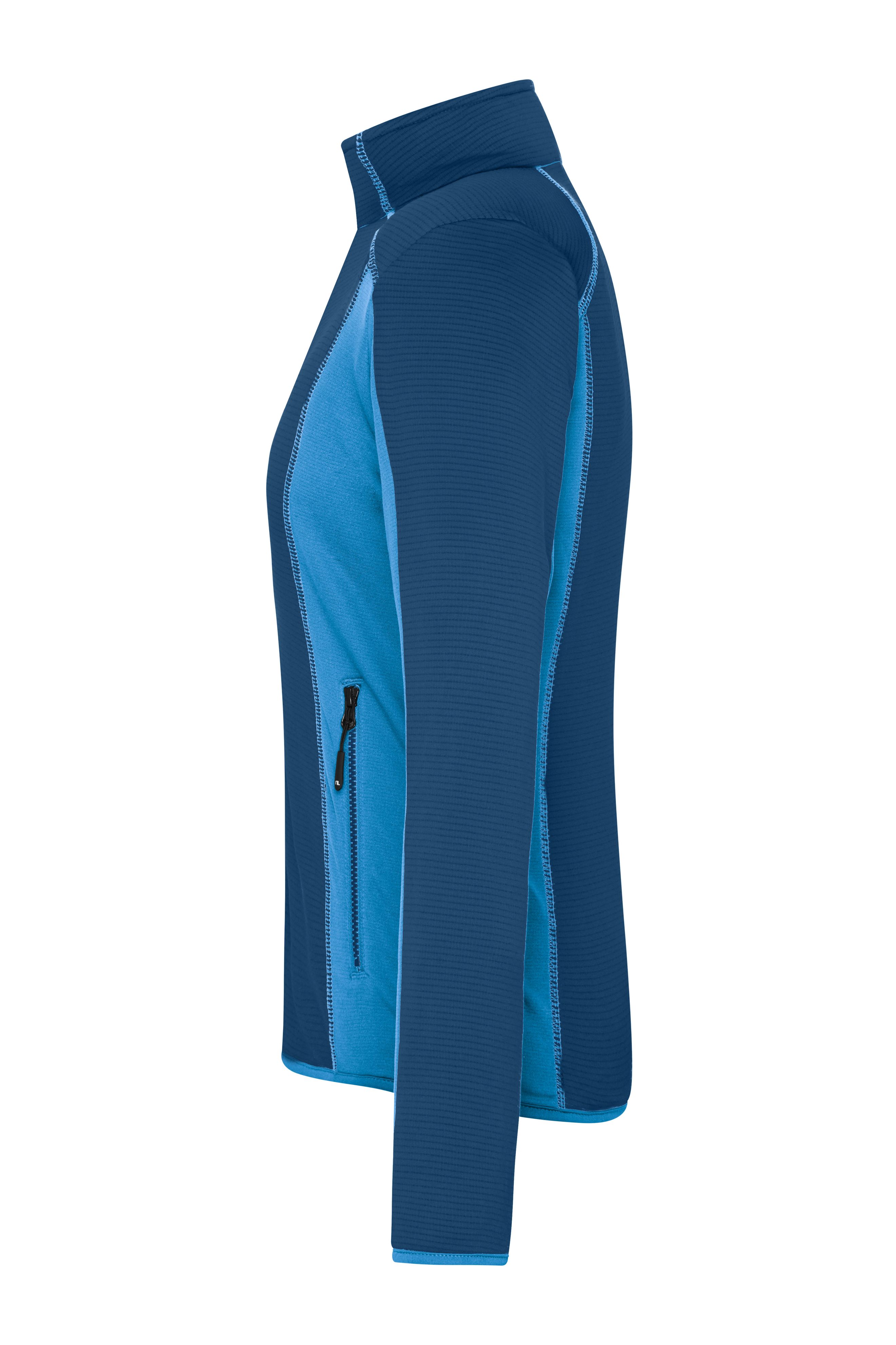 Ladies Ladies' Structure Fleece Jacket Navy/brightblueDaiber