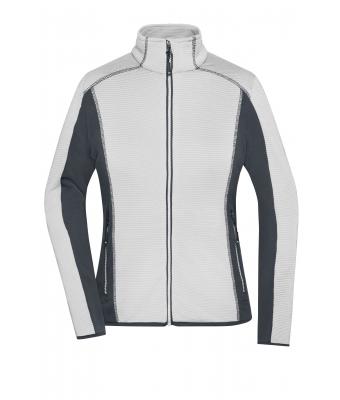 Femme Veste polaire femme Blanc-cassé/carbone 8594