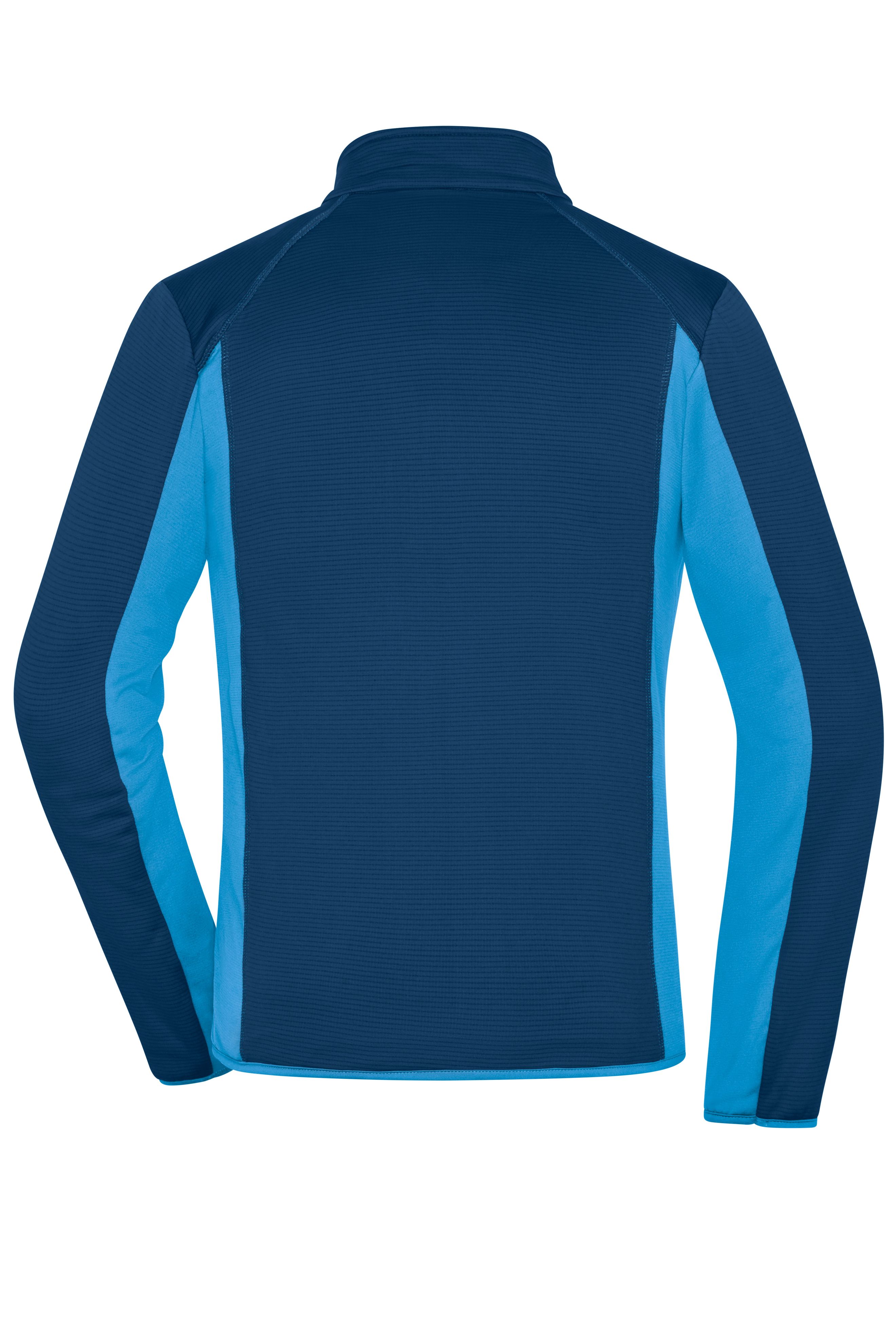 Men Men's Structure Fleece Jacket Navy/bright-blue-Daiber