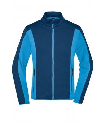 Men Men's Structure Fleece Jacket Navy/bright-blue 8595