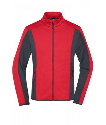 Men Men's Structure Fleece Jacket Red/carbon 8595