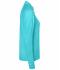Dames Ladies' Sports  Shirt Halfzip Turquoise 8598
