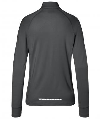 Ladies Ladies' Sports  Shirt Halfzip Carbon 8598