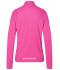 Ladies Ladies' Sports  Shirt Halfzip Pink 8598
