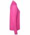 Ladies Ladies' Sports  Shirt Halfzip Pink 8598