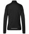 Dames Ladies' Sports  Shirt Halfzip Zwart 8598