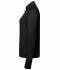 Dames Ladies' Sports  Shirt Halfzip Zwart 8598