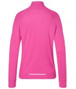 Damen Ladies' Sports Shirt Half-Zip Pink 8598