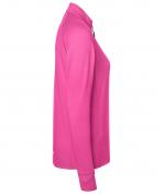 Damen Ladies' Sports Shirt Half-Zip Pink 8598