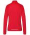 Damen Ladies' Sports Shirt Half-Zip Red 8598