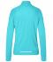 Femme T-shirt sport femme demi-zip Turquoise 8598