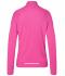 Femme T-shirt sport femme demi-zip Rose-vif 8598