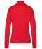 Femme T-shirt sport femme demi-zip Rouge 8598
