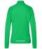 Femme T-shirt sport femme demi-zip Vert-fougère 8598