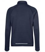 Herren Men's Sports Shirt Half-Zip Navy 8599