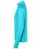 Herren Men's Sports Shirt Half-Zip Turquoise 8599