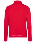 Herren Men's Sports Shirt Half-Zip Red 8599