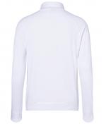 Herren Men's Sports Shirt Half-Zip White 8599