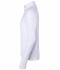 Herren Men's Sports Shirt Half-Zip White 8599