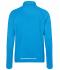 Heren Men's Sports Shirt Halfzip Felblauw 8599