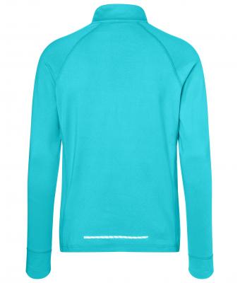 Heren Men's Sports Shirt Halfzip Turquoise 8599