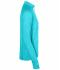 Men Men's Sports Shirt Halfzip Turquoise 8599