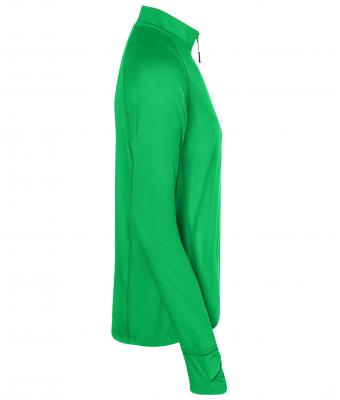 Heren Men's Sports Shirt Halfzip Varengroen 8599
