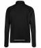 Homme T-shirt sport homme demi-zip Noir 8599