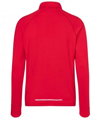 Homme T-shirt sport homme demi-zip Rouge 8599