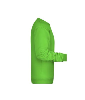 Homme Sweat-shirt promo homme Vert-citron 8626