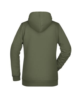 Dames Ladies' Promo Hoody Olijf 8627