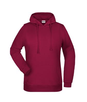 Dames Ladies' Promo Hoody Wijnrood 8627
