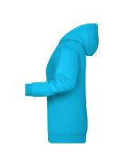 Femme Sweat-shirt à capuche promo femme Turquoise 8627