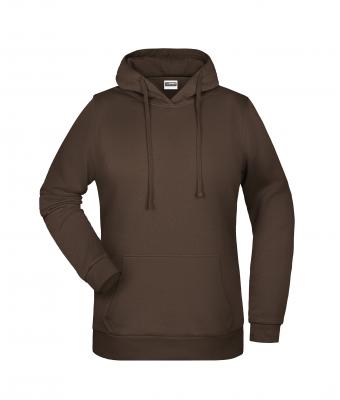 Femme Sweat-shirt à capuche promo femme Marron 8627