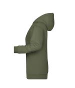 Femme Sweat-shirt à capuche promo femme Olive 8627