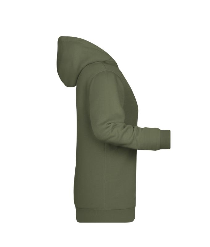Femme Sweat-shirt à capuche promo femme Olive 8627