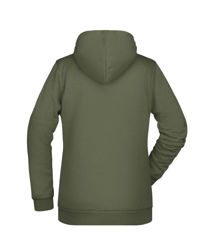 Femme Sweat-shirt à capuche promo femme Olive 8627