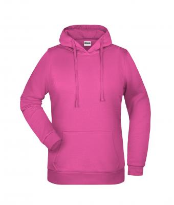 Femme Sweat-shirt à capuche promo femme Rose-vif 8627